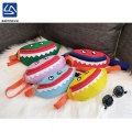 Small waist bag cartoon shark design cross body bag for children